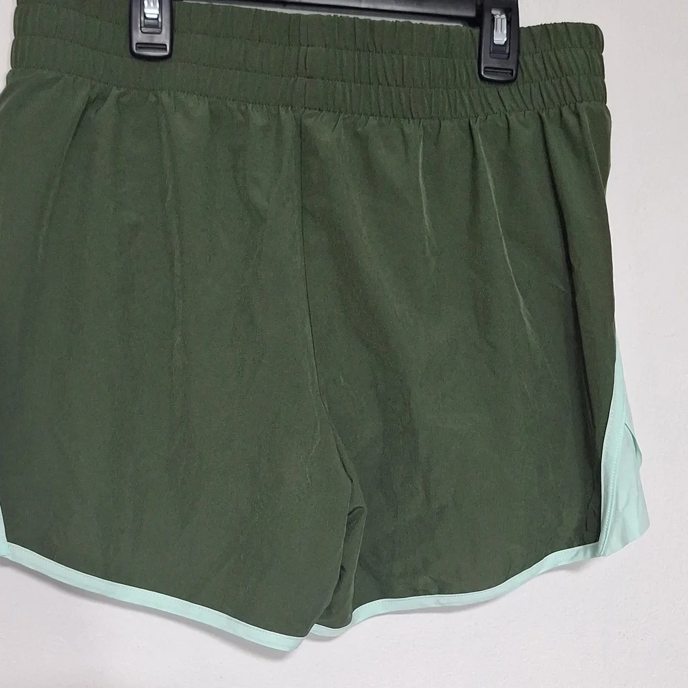 Xersion Olive and Mint Athletic Shorts